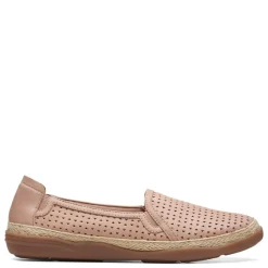 Clarks Loafers|Women's , Elaina Ruby Slip-On Warm Beige