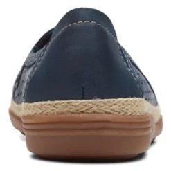 Clarks Loafers|Women's , Elaina Ruby Slip-On Navy