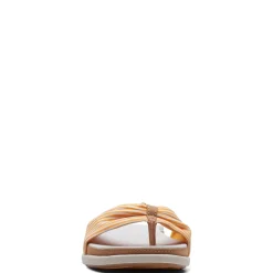 Clarks Sandals|Women's , Eliza June Sandal Golden Yellow/Off White Canvas