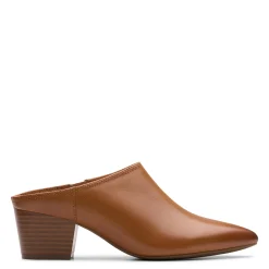 Clarks Pumps & Heels|Women's , Ellanie Pace Mule Tan