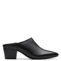 Clarks Pumps & Heels|Women's , Ellanie Pace Mule Black