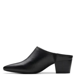 Clarks Pumps & Heels|Women's , Ellanie Pace Mule Black
