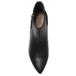 Clarks Boots|Women's , Ellanie Vibe Boot Black Leather