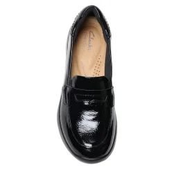 Clarks Loafers|Women's , Ellowyn Penny Loafer Black