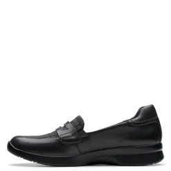Clarks Loafers|Women's , Ellowyn Penny Loafer Black