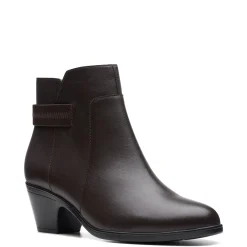 Clarks Boots|Women's , Emily 2 Holly Boot Brown