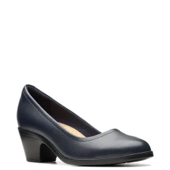 Clarks Pumps & Heels|Women's , Emily 2 Ruby Pump Navy
