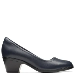 Clarks Pumps & Heels|Women's , Emily 2 Ruby Pump Navy