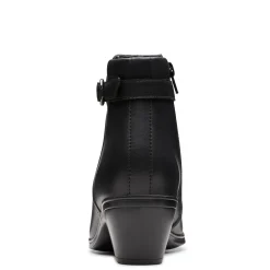 Clarks Boots|Women's , Emily2 Belle Boot Black Leather