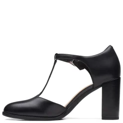 Clarks Pumps & Heels|Women's , Freva 85 Bar Pump Black