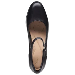 Clarks Pumps & Heels|Women's , Freva 55 Strap Pump Black