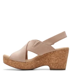 Clarks Wedges|Women's , Giselle Dove al Sand