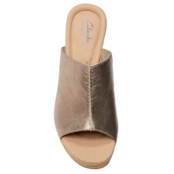 Clarks Sandals|Women's , Giselle Orchid Sandal Pewter