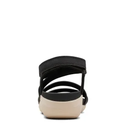 Clarks Sandals|Women's , Glide Hi Ella Sandal Black