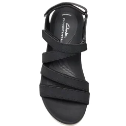 Clarks Sandals|Women's , Glide Hi Ella Sandal Black