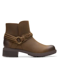 Clarks Boots|Women's , Hearth Kaylie Boot Mushroom Oily