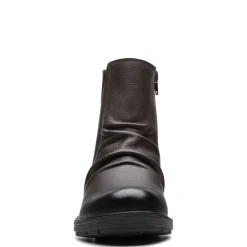 Clarks Boots|Women's , Hearth Rose Boot Brown