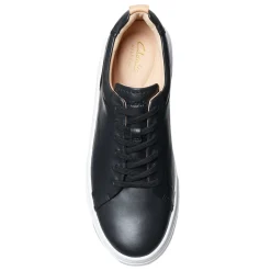 Clarks Sneakers & Athletic|Women's , Hollyhock Walk Sneaker Black Leather