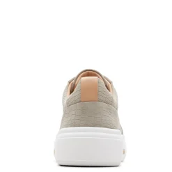 Clarks Sneakers & Athletic|Women's , Hollyhock Walk Sneaker Stone Interest Leather