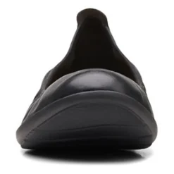 Clarks Slip-On Shoes|Women's , Jenette Ease Flat Black Solid