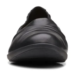 Clarks Flats|Women's , Jenette Ruby Flat Black