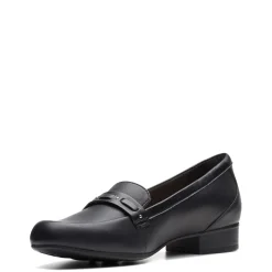 Clarks Slip-On Shoes|Women's , Juliet Bay Loafer Black