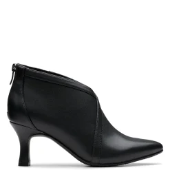Clarks Boots|Women's , Kataleyna Sol Shootie Black Leather