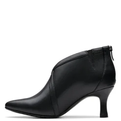 Clarks Boots|Women's , Kataleyna Sol Shootie Black Leather
