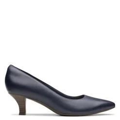 Clarks Pumps & Heels|Women's , Kepley Vine Pump Navy