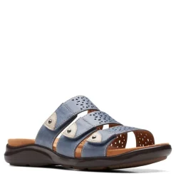 Clarks Sandals|Women's , Kilty Walk Sandal Blue Denim Colored