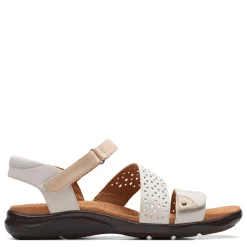 Clarks Sandals|Women's , Kilty Way Sandal White