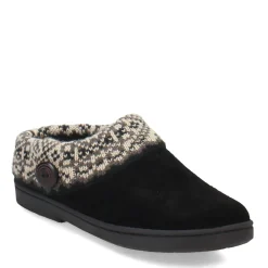 Clarks Slippers|Women's , Knit Collar Slipper Black