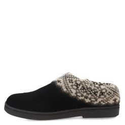 Clarks Slippers|Women's , Knit Collar Slipper Black