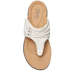 Clarks Sandals|Women's , Laurieann Arla Sandal White Multi
