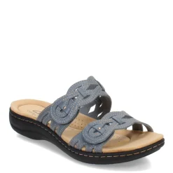 Clarks Sandals|Women's , Laurieann Dusk Sandal Blue Grey