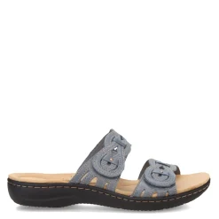 Clarks Sandals|Women's , Laurieann Dusk Sandal Blue Grey