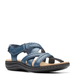 Clarks Sandals|Women's , Laurieann Rena Sandal Blue Combi