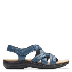 Clarks Sandals|Women's , Laurieann Rena Sandal Blue Combi