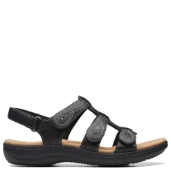 Clarks Sandals|Women's , Laurieann Vine Sandal Black