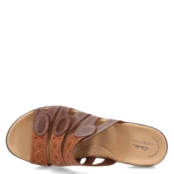 Clarks Sandals|Women's , Leisa Cacti Sandal Brown