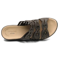 Clarks Sandals|Women's , Leisa Fay Sandal Black