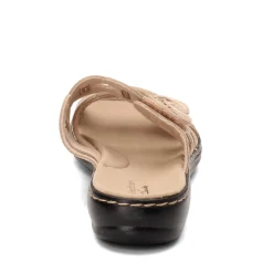 Clarks Slip-On Shoes|Women's , Leisa Fay Sandal Rose Gold