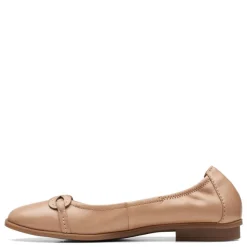 Clarks Flats|Women's , Lyrical Rhyme Flat Beige