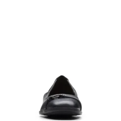 Clarks Flats|Women's , Lyrical Sky Flat Black
