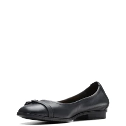 Clarks Flats|Women's , Lyrical Sky Flat Black