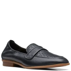 Clarks Flats|Women's , Lyrical Way Loafer Black