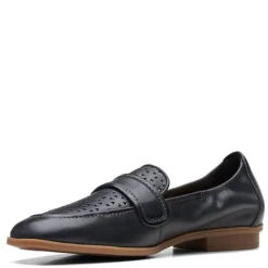 Clarks Flats|Women's , Lyrical Way Loafer Black