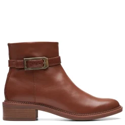 Clarks Boots|Women's , Maye Grace Boot Tan