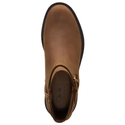 Clarks Boots|Women's , Maye Strap Boot Tan