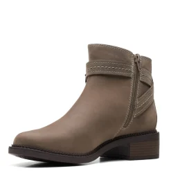 Clarks Boots|Women's , Maye Strap Boot Taupe